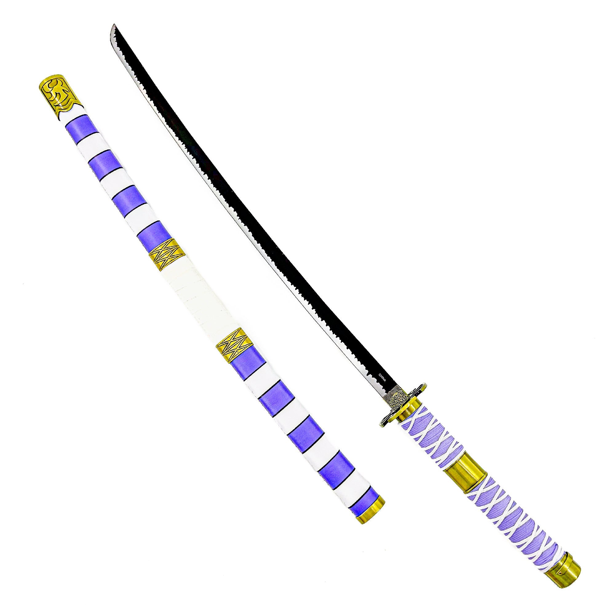 Nidai Kitetsu One Piece Anime Katana Swords - Tophatter Daily Deals