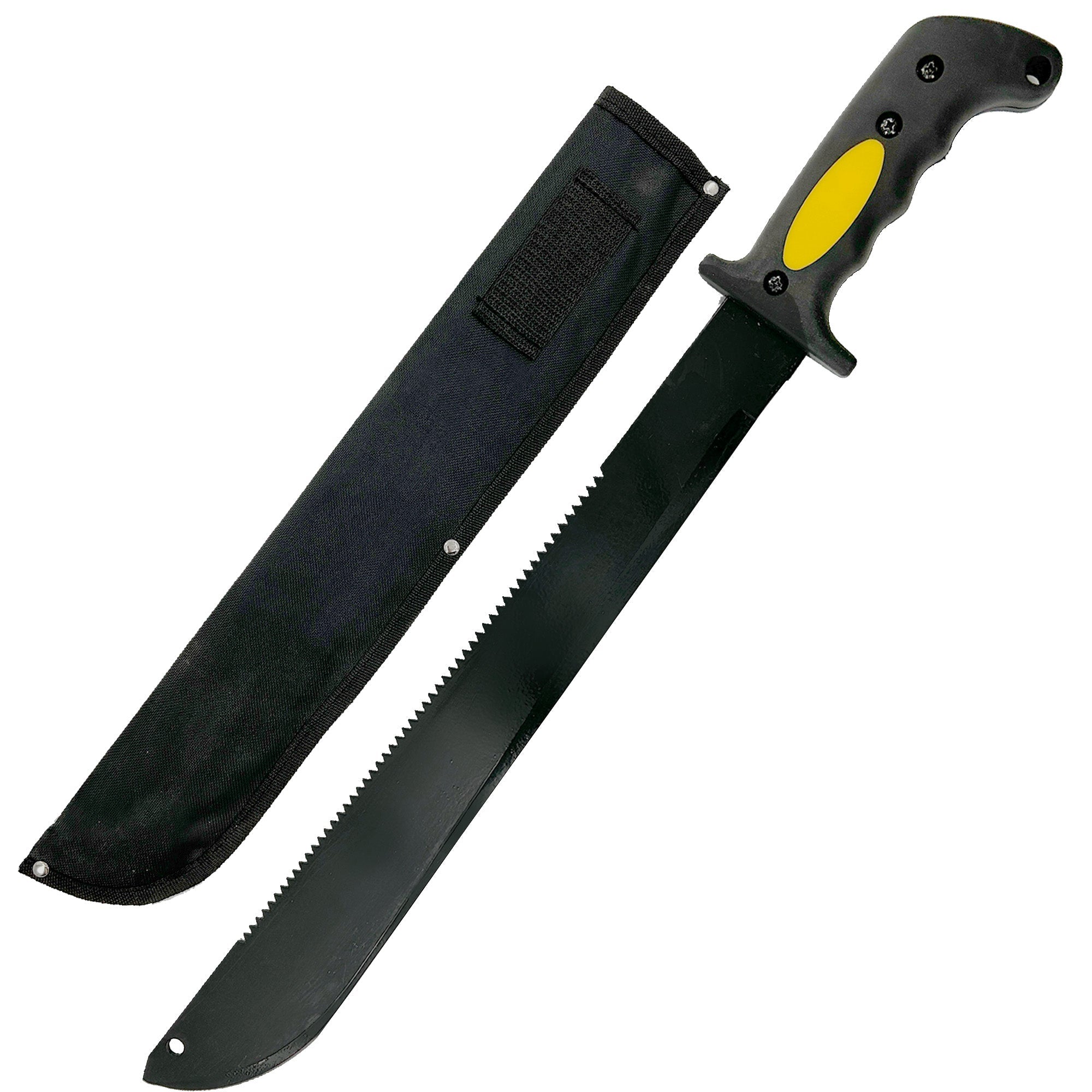 Night Stalker Sawback Latin Functional Outdoor Machete Knife knives - Tophatter Daily Deals