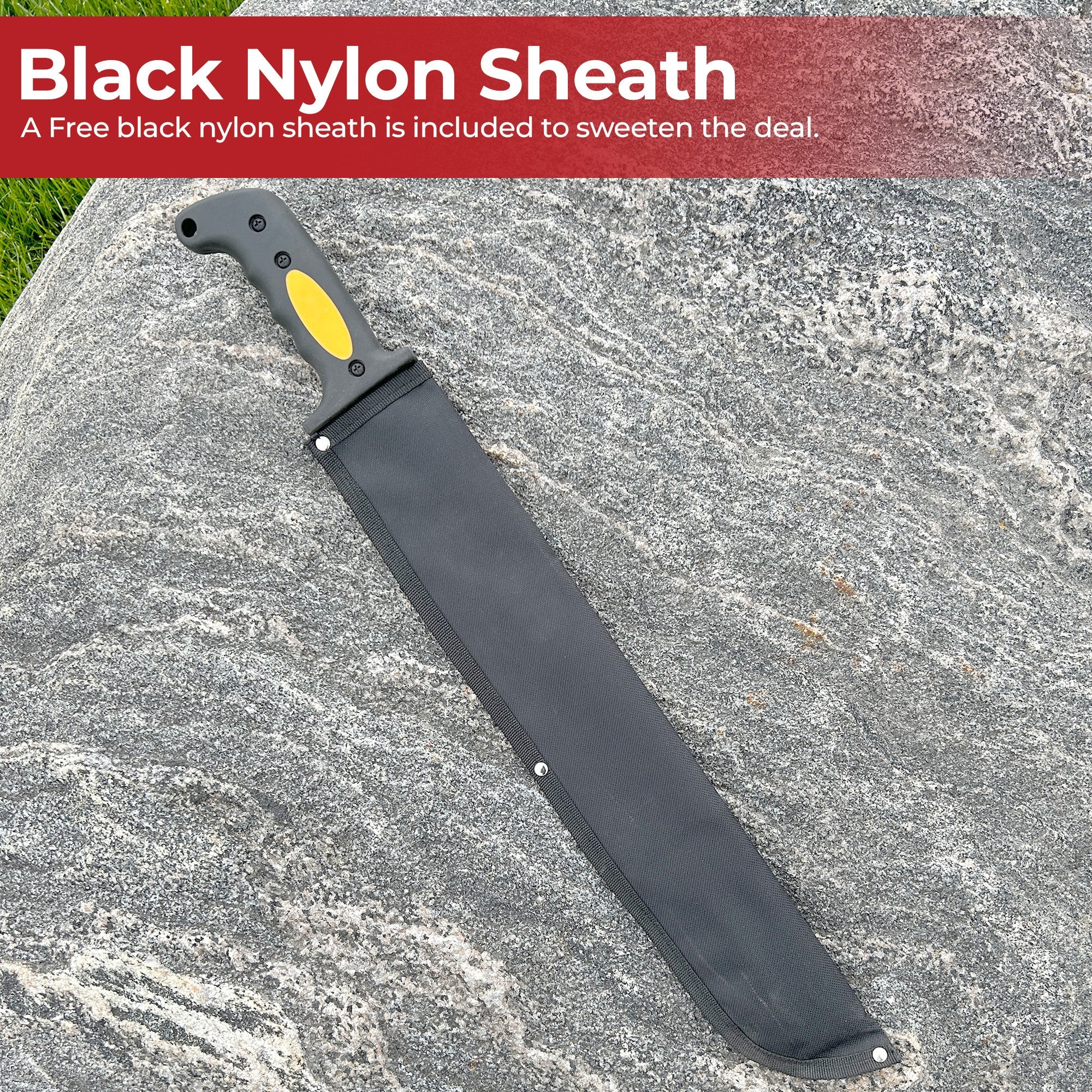 Night Stalker Sawback Latin Functional Outdoor Machete Knife knives - Tophatter Daily Deals