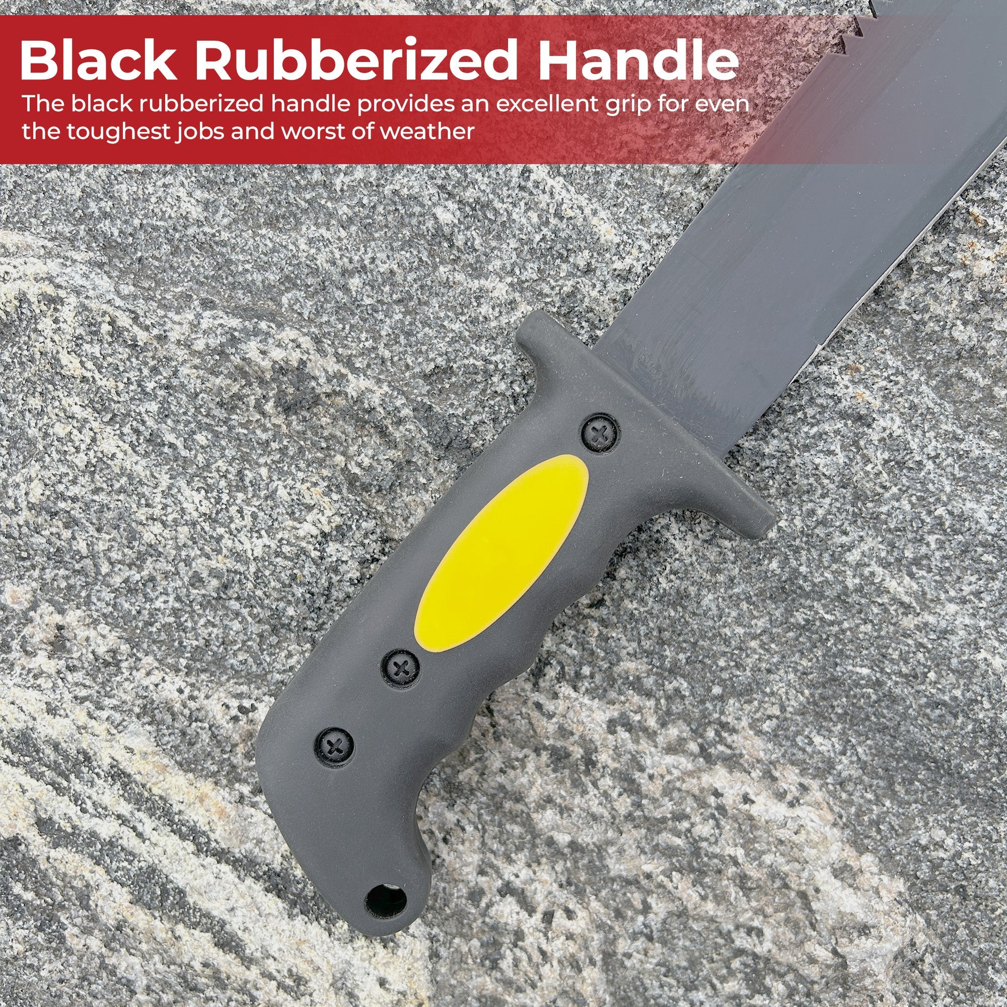 Night Stalker Sawback Latin Functional Outdoor Machete Knife knives - Tophatter Daily Deals