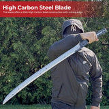 Ninja Rising Vengence 1045 Steel Full Tang Handmade Sword swords - Tophatter Daily Deals