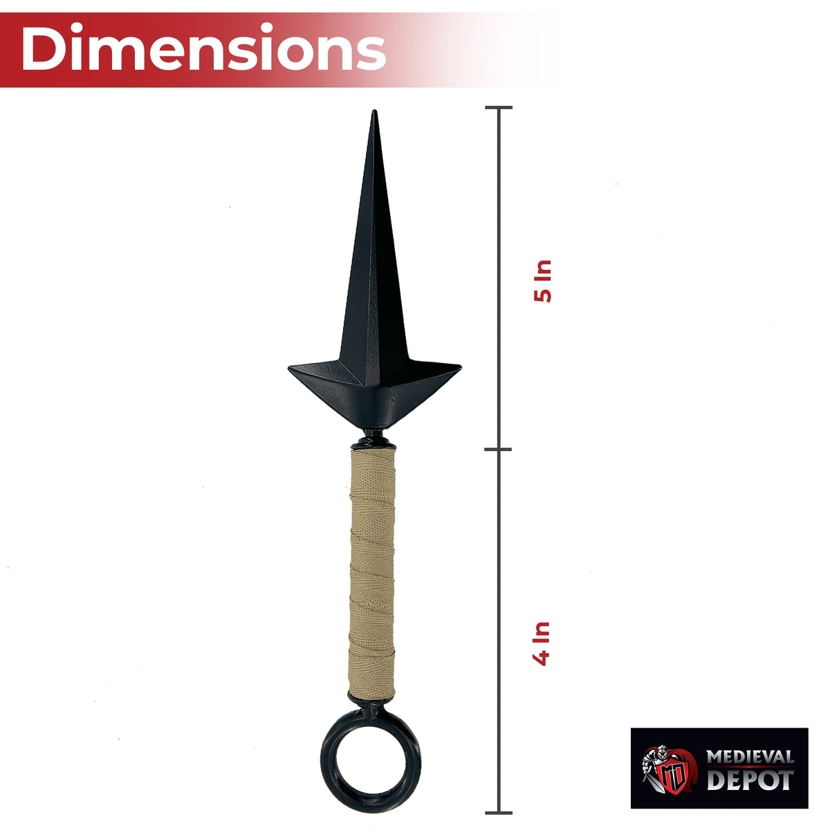 Ninja Yondaime Tri-Point Anime Kunai Knife knives - Tophatter Daily Deals