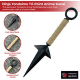Ninja Yondaime Tri-Point Anime Kunai Knife knives - Tophatter Daily Deals