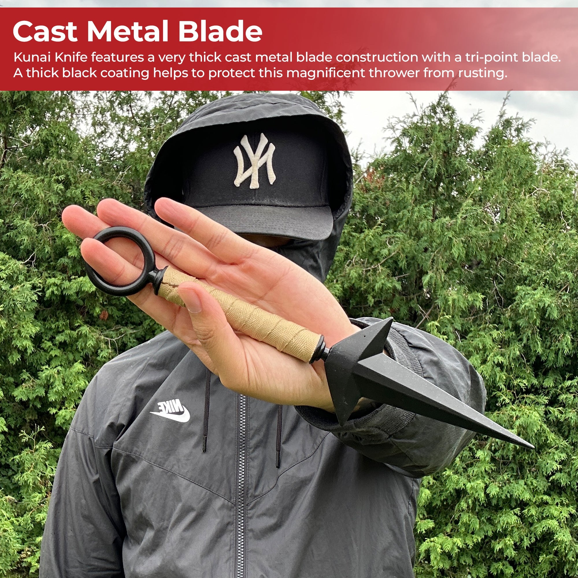 Ninja Yondaime Tri-Point Anime Kunai Knife knives - Tophatter Daily Deals