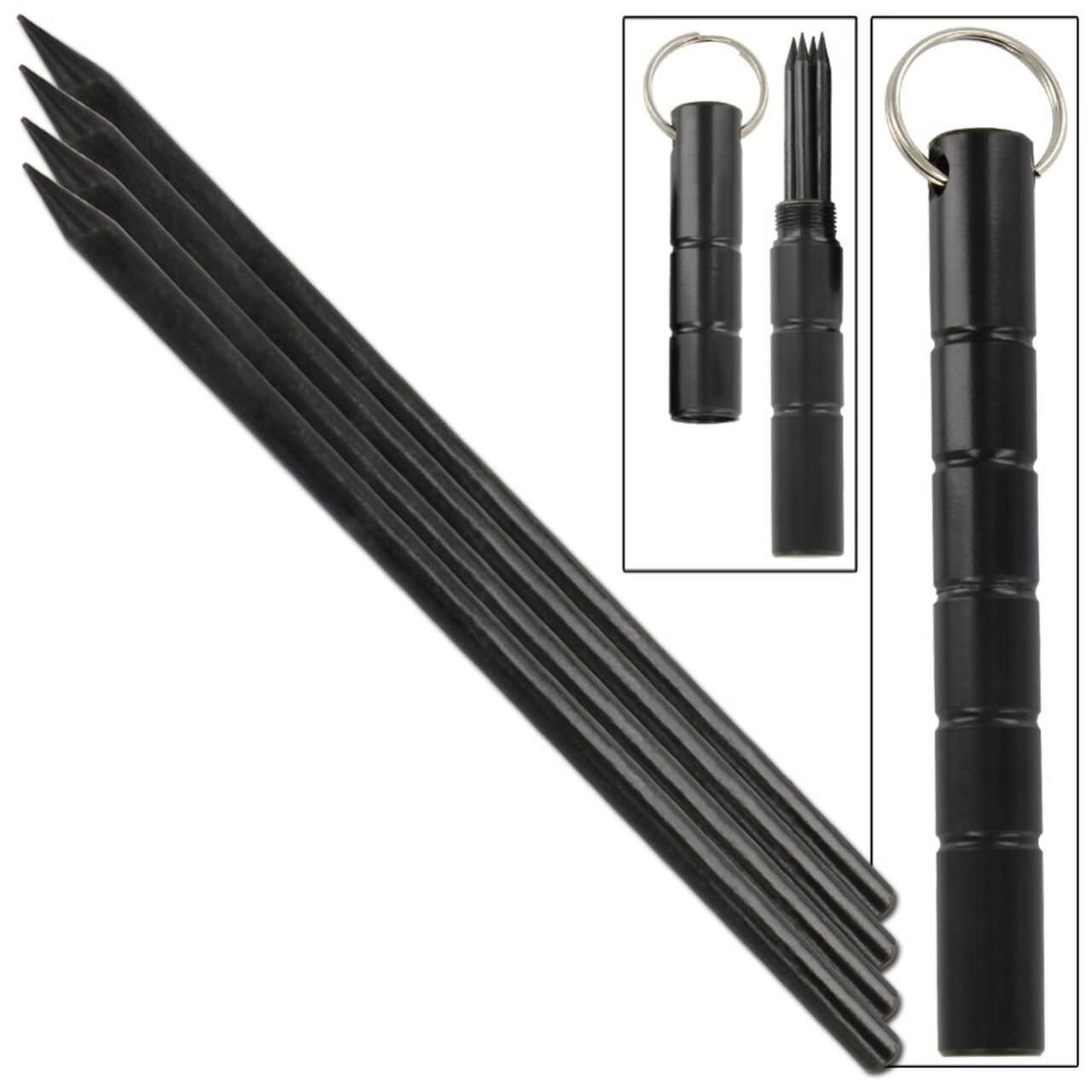 Ninja Spikes Bo-Shuriken Mini Baton Keychain - TOPHATTER'S ARMORY DEALS Collectible Weapons - Tophatter Daily Deals