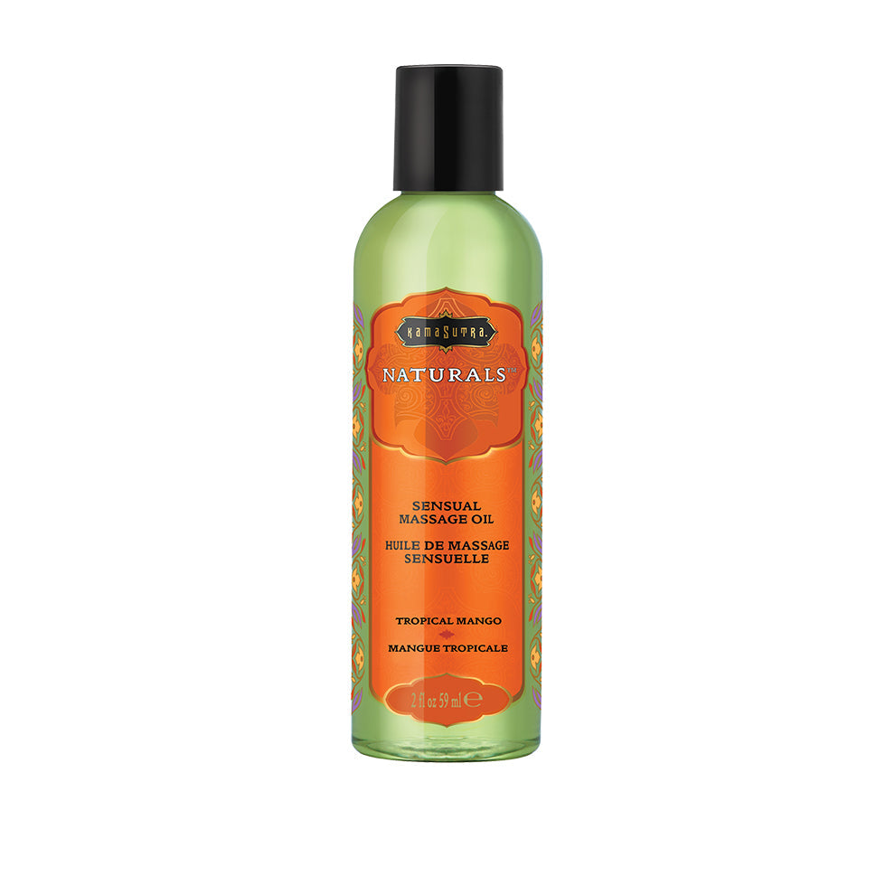 Naturals Massage Oil [DEV SITE COPY] 2 fl oz (59 ml) Tropical Mango Scented Natural Massage Oil - Tophatter Daily Deals