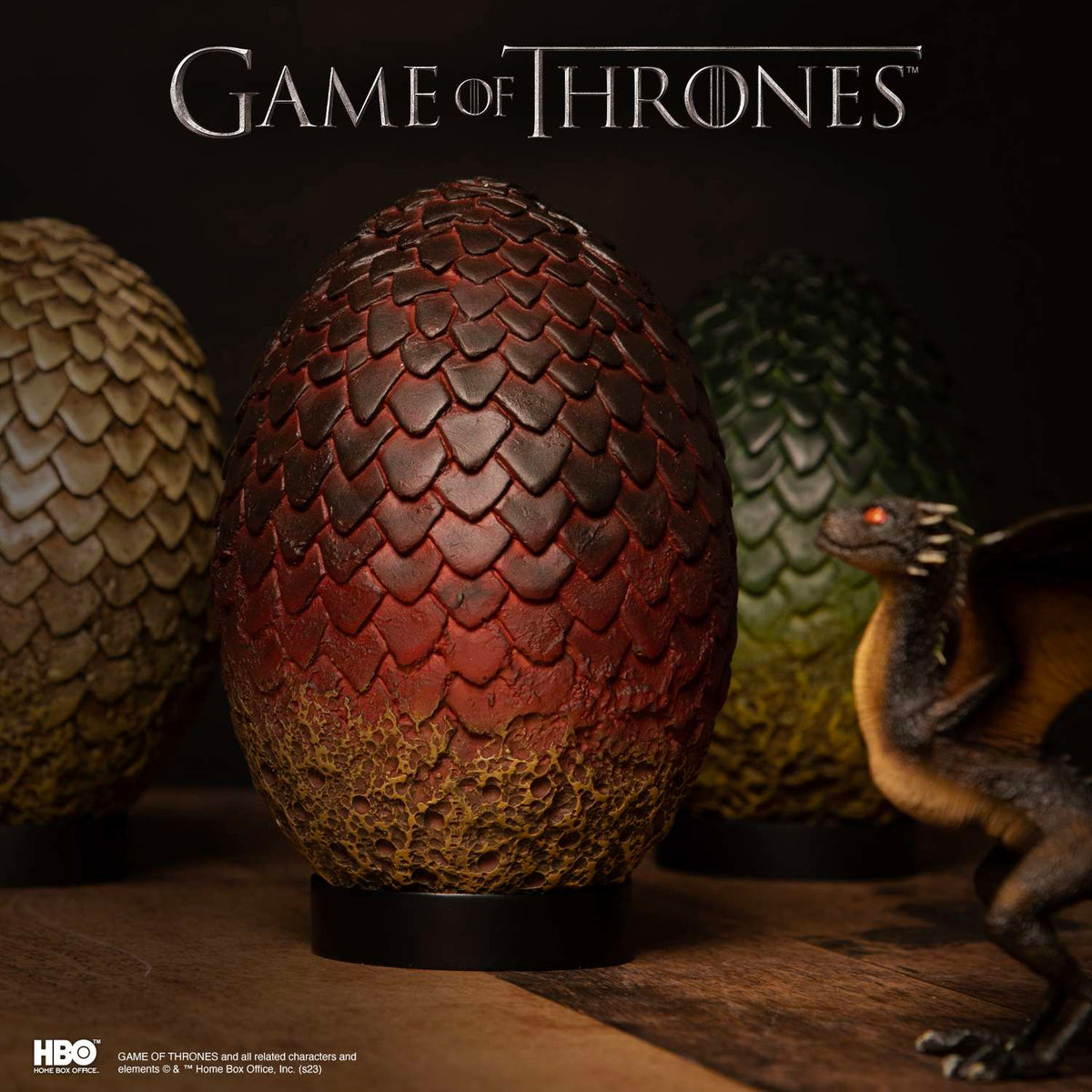 Game Of Thrones - Official Drogon Egg Collectible - Tophatter Daily Deals