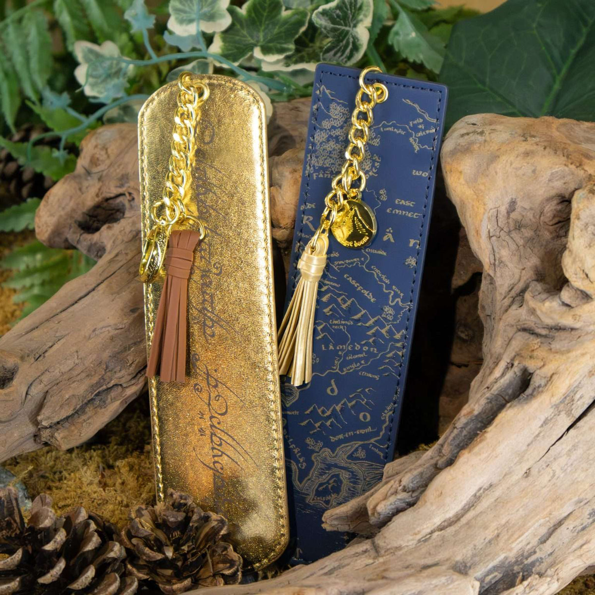 Lord Of The Rings - Middle Earth Map and Elven Script Bookmark Set Bookmark - Tophatter Daily Deals