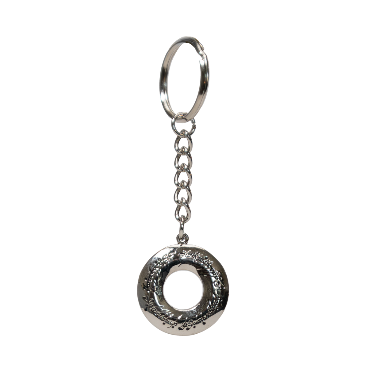 Lord Of The Rings - One Ring Elven Script Keychain Keyring - Tophatter Daily Deals