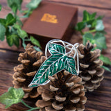 The Lord Of The Rings - Officially Licensed Leaf Of Lothlorien Brooch (Sterling Silver) Brooch - Tophatter Daily Deals