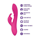 Sexy Things Wild Lust (Pink) – Rabbit Vibrator with Dual Vibration Modes > Vibrators > Ladies > Rabbit - Tophatter Daily Deals