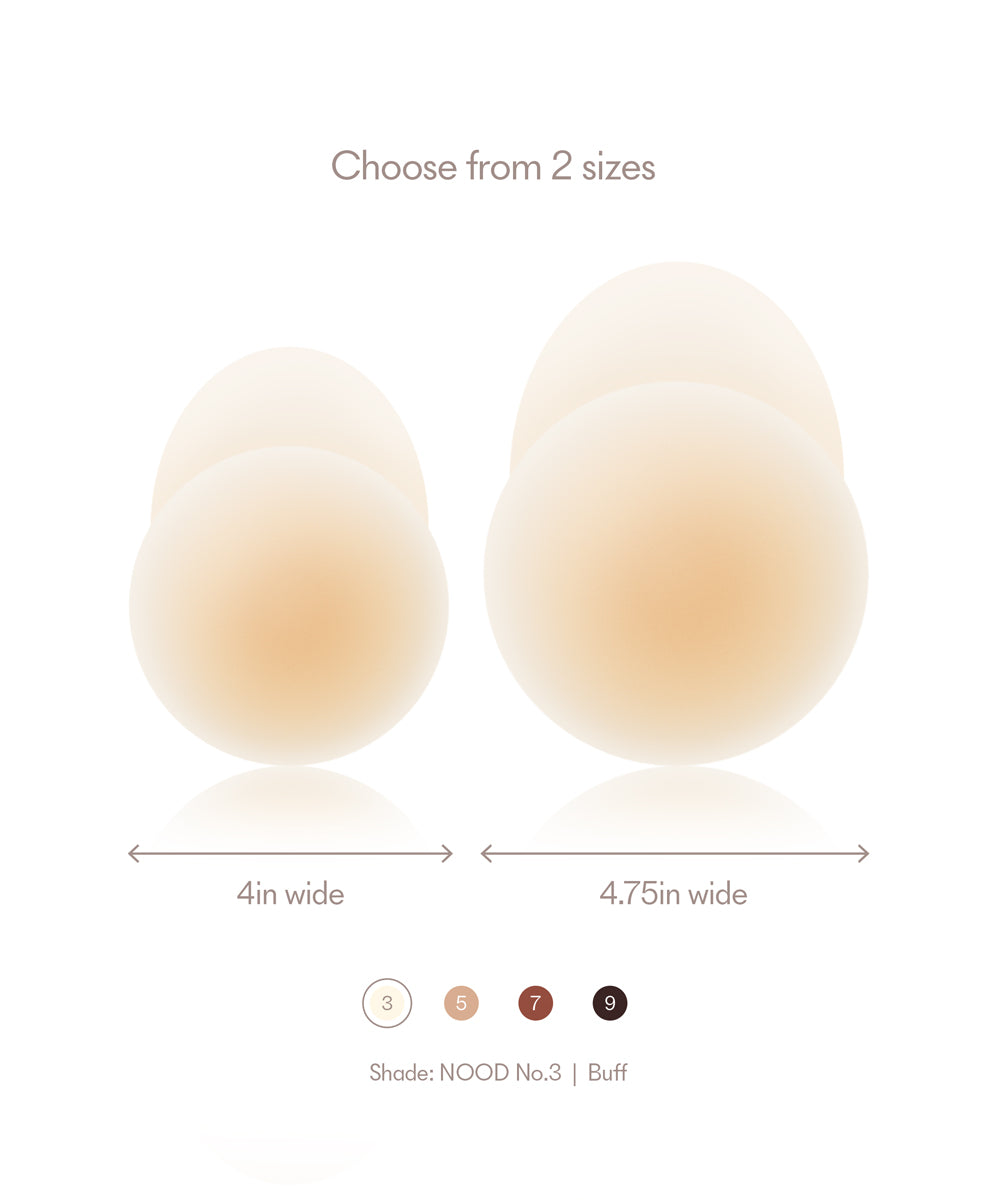 NOOD No-Show Extra Lift Reusable Nipple Covers Nipple Covers - Tophatter Daily Deals