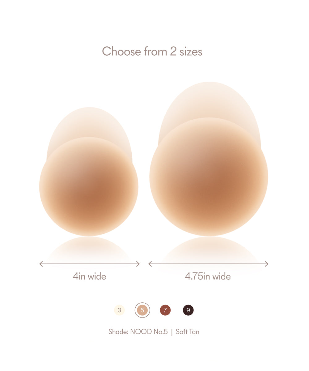NOOD No-Show Extra Lift Reusable Nipple Covers Nipple Covers - Tophatter Daily Deals