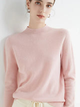 Soft Classic Women’s Pullover - Mock Neck, Wool, Work - Tophatter Daily Deals