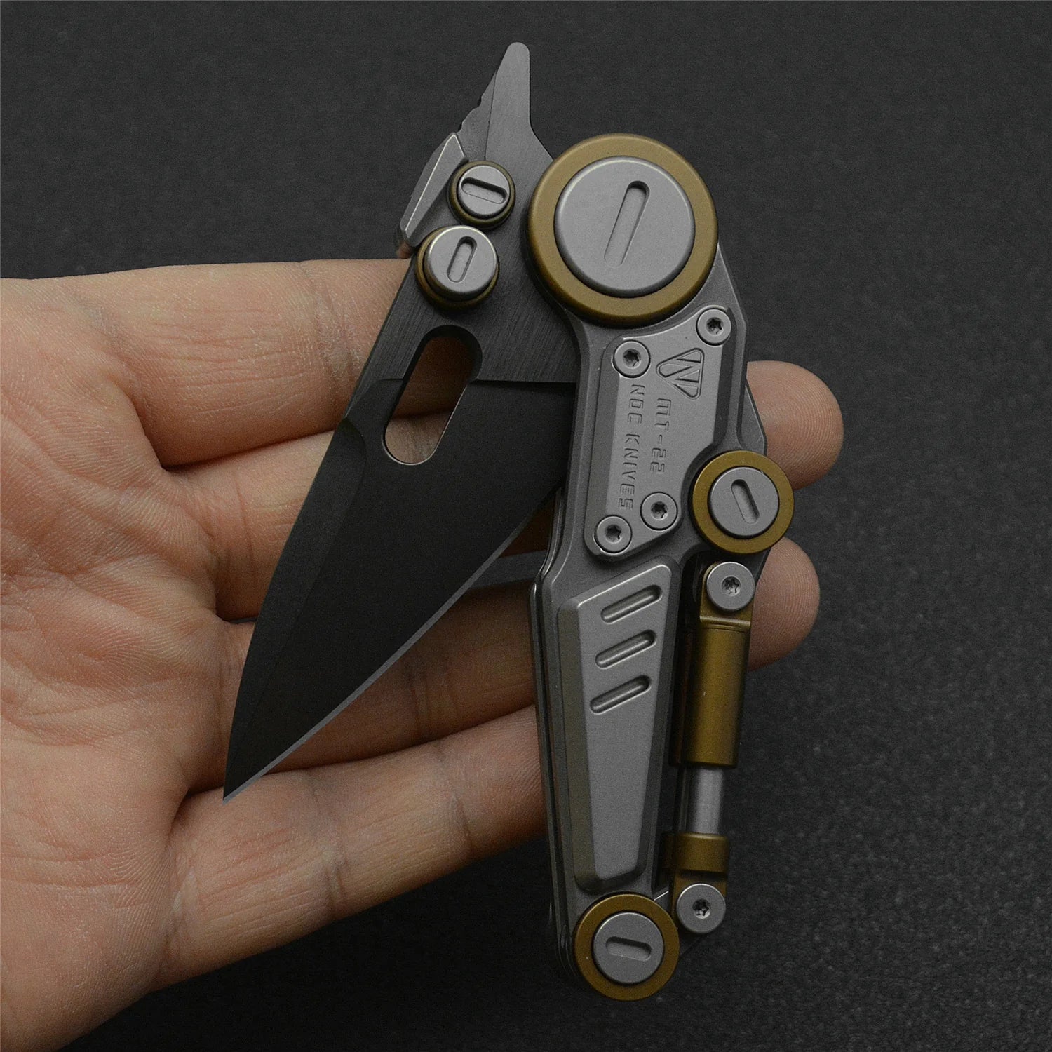 NOC MT22 Titanium Alloy Folding Knife - Tophatter Daily Deals