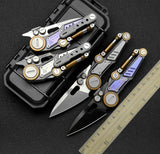 NOC MT22 Titanium Alloy Folding Knife - Tophatter Daily Deals