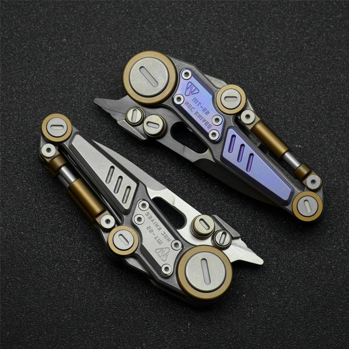 NOC MT22 Titanium Alloy Folding Knife - Tophatter Daily Deals