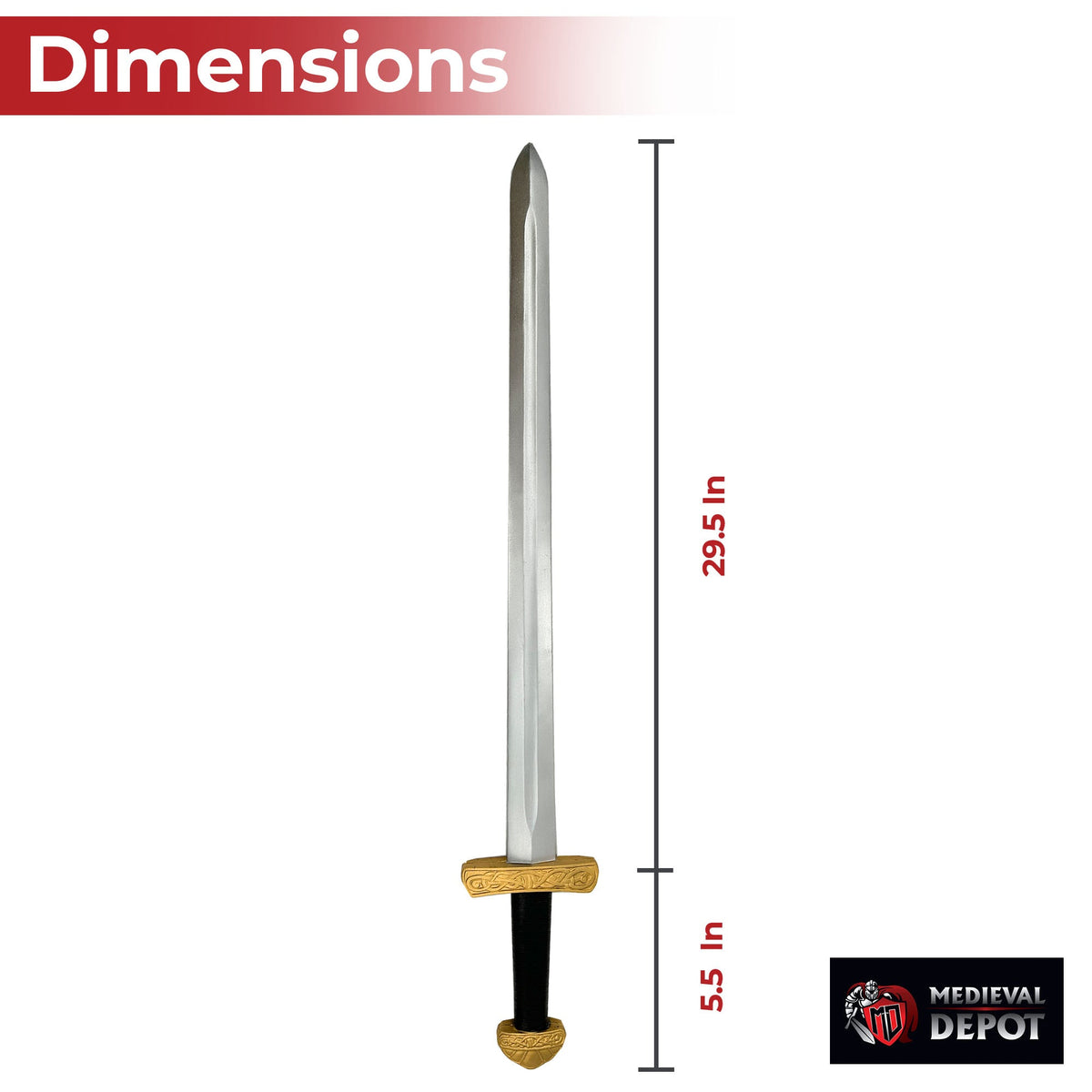 Norse Legacy Viking Foam Sword swords - Tophatter Daily Deals