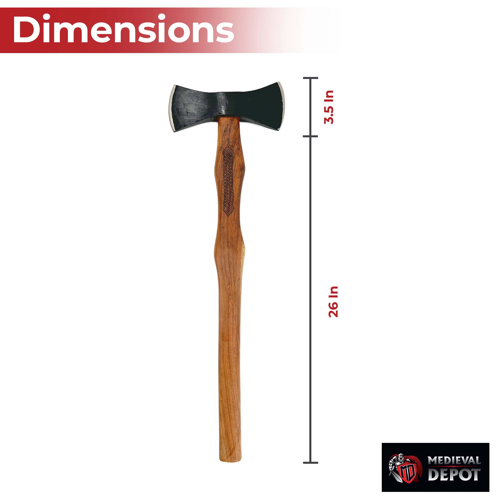North American Forester Functional Double Head Axe Axe - Tophatter Daily Deals