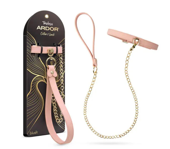 Temptasia Ardor – Adjustable Silicone Collar and Leash Set > Bondage Gear > Collars & Leashes - Tophatter Daily Deals