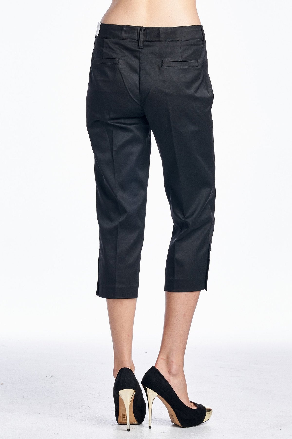 Women's Stretch Crop Pants Pants - Tophatter Daily Deals