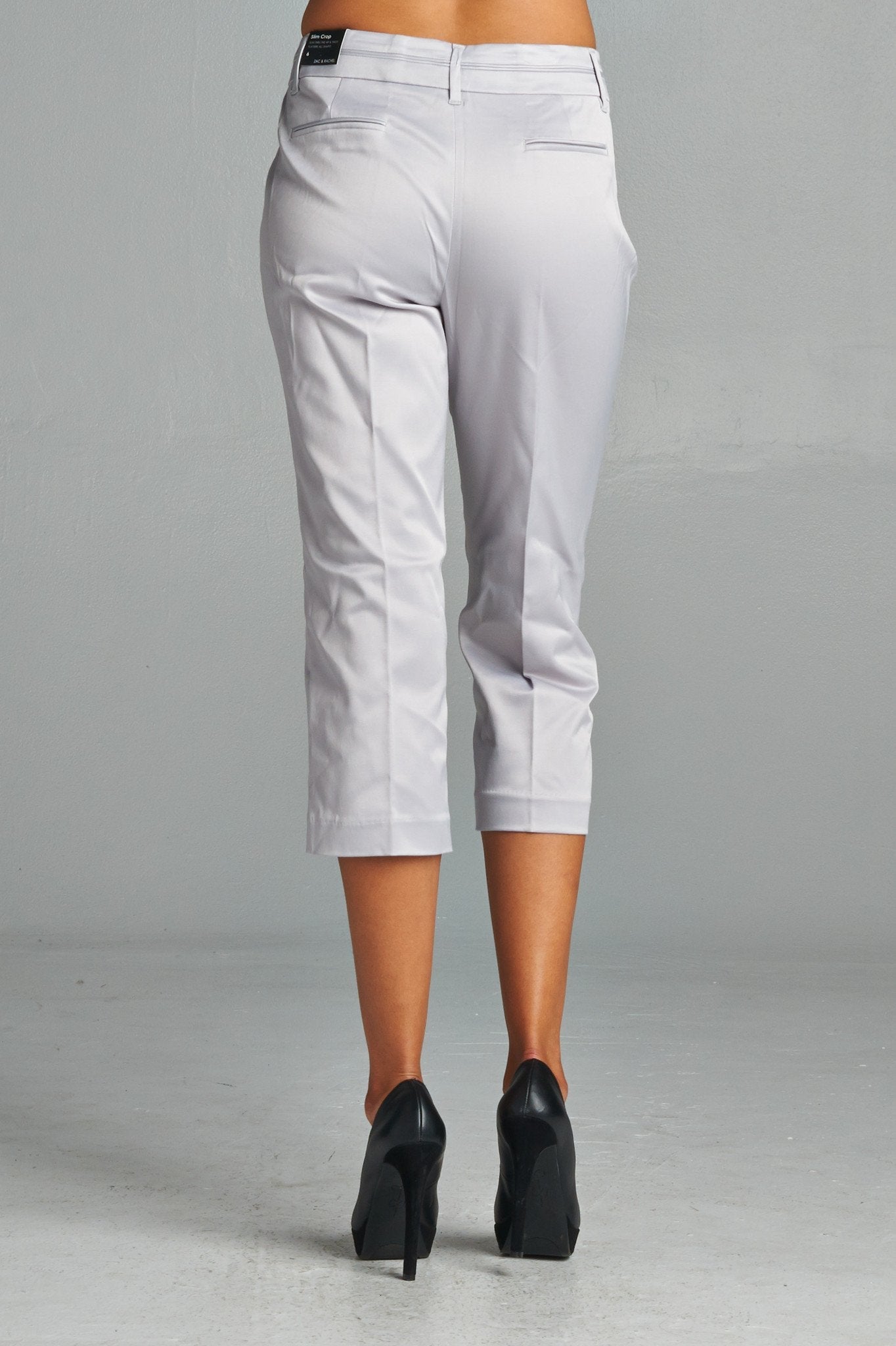 Women's Stretch Slim Crop Pant Pants - Tophatter Daily Deals