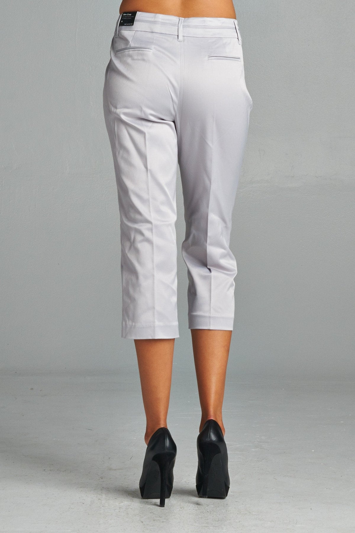 Women's Stretch Slim Crop Pant Pants - Tophatter Daily Deals
