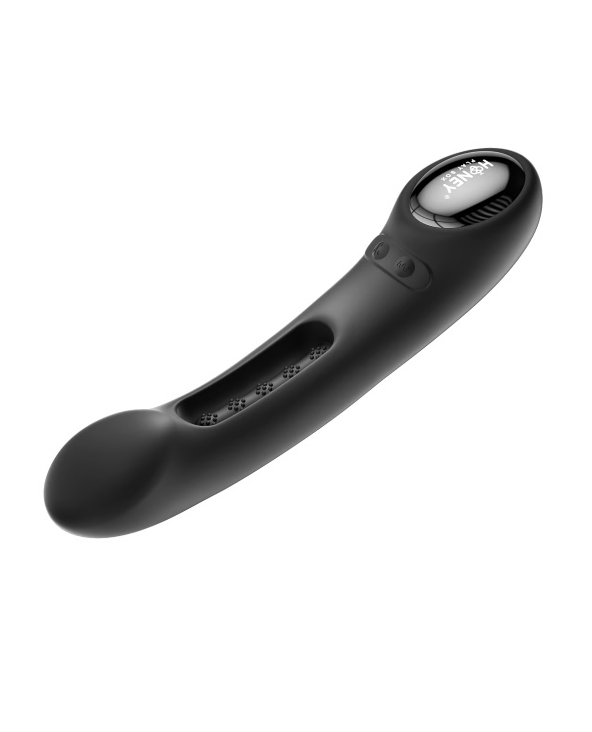 Tempo (Black) – App-Controlled G-Spot Vibrator with Tapping and Vibrating Modes > Vibrators > G-Spot - Tophatter Daily Deals