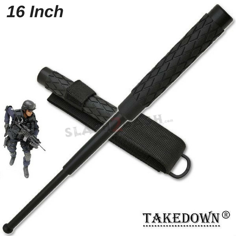 Expandable Baton Police Grade W/Sheath - Asst. colors/sizes 16 21 26 29 32 SD-Baton - Tophatter Daily Deals