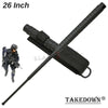 Expandable Baton Metal Police Stick w/ Sheath - 26" Inch SD-Baton - Tophatter Daily Deals