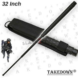 Expandable Baton Metal Police Stick w/ Sheath - 32" Inch SD-Baton - Tophatter Daily Deals