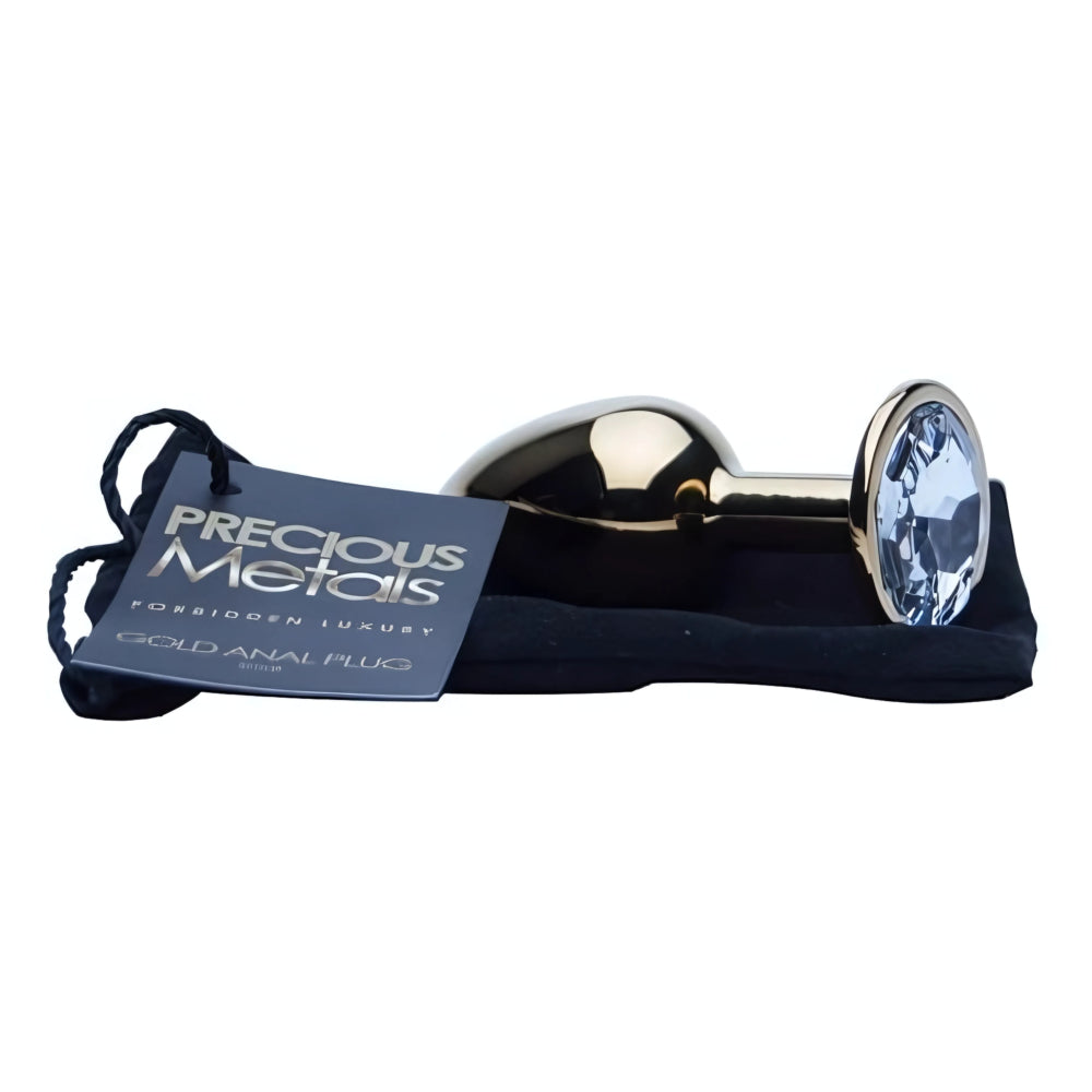 Precious Metals Gold Butt Plug Small – Luxury Jewel Anal Plug > Anal Range > Jewel Butt Plugs - Tophatter Daily Deals