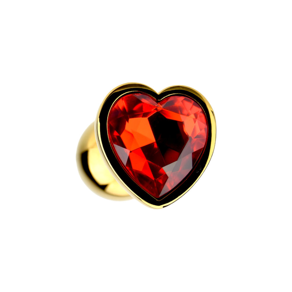 Precious Metals Heart Shaped Jewelled Butt Plug > Anal Range > Jewel Butt Plugs - Tophatter Daily Deals