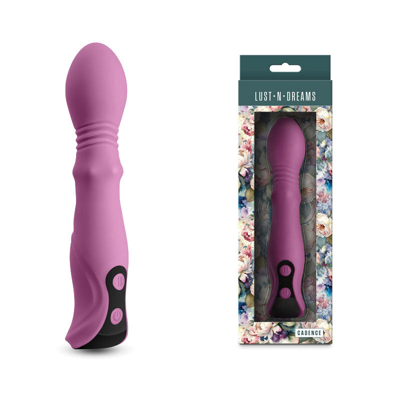 Lust N Dreams Cadence Blush 18.2 Centimeter Thrusting and Sliding Vibrator > Dildos > Thrusting Dildos - Tophatter Daily Deals