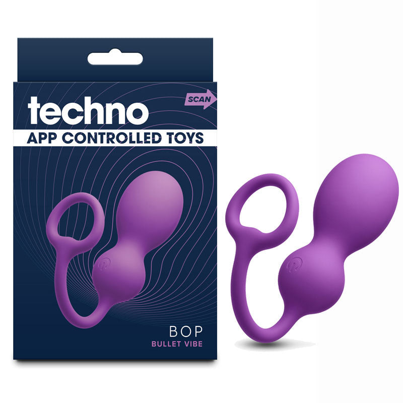 Techno Bop (Violet) – Waterproof Vibrator > Sex Toys For Ladies > Vibrating Eggs - Tophatter Daily Deals