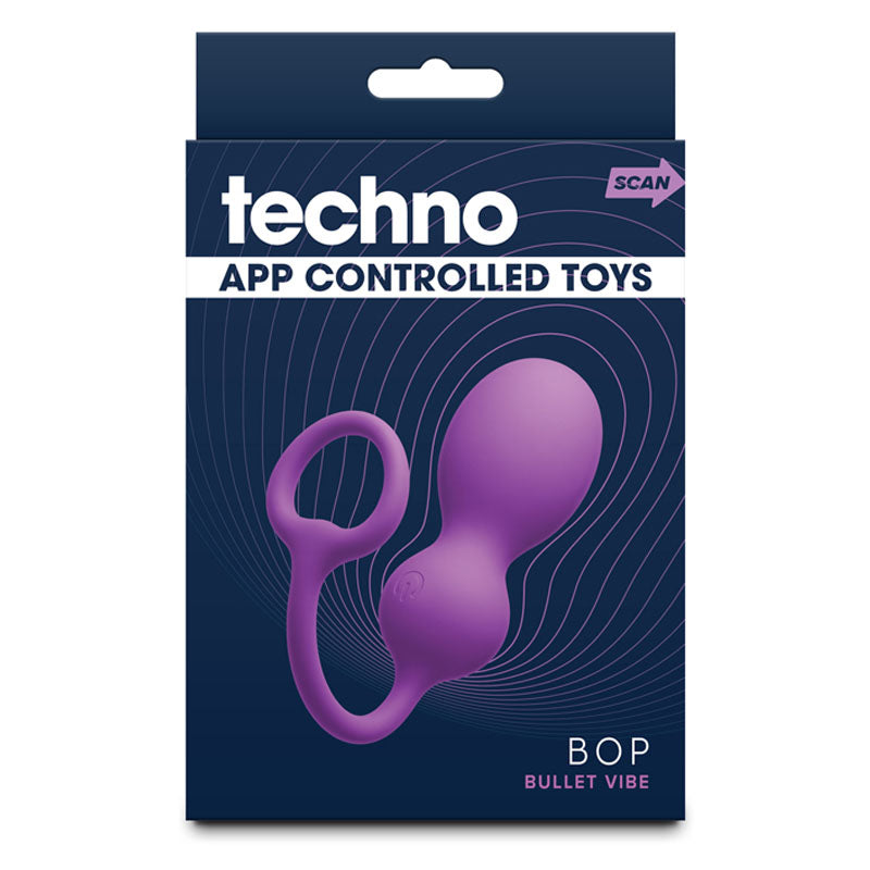 Techno Bop (Violet) – Waterproof Vibrator > Sex Toys For Ladies > Vibrating Eggs - Tophatter Daily Deals