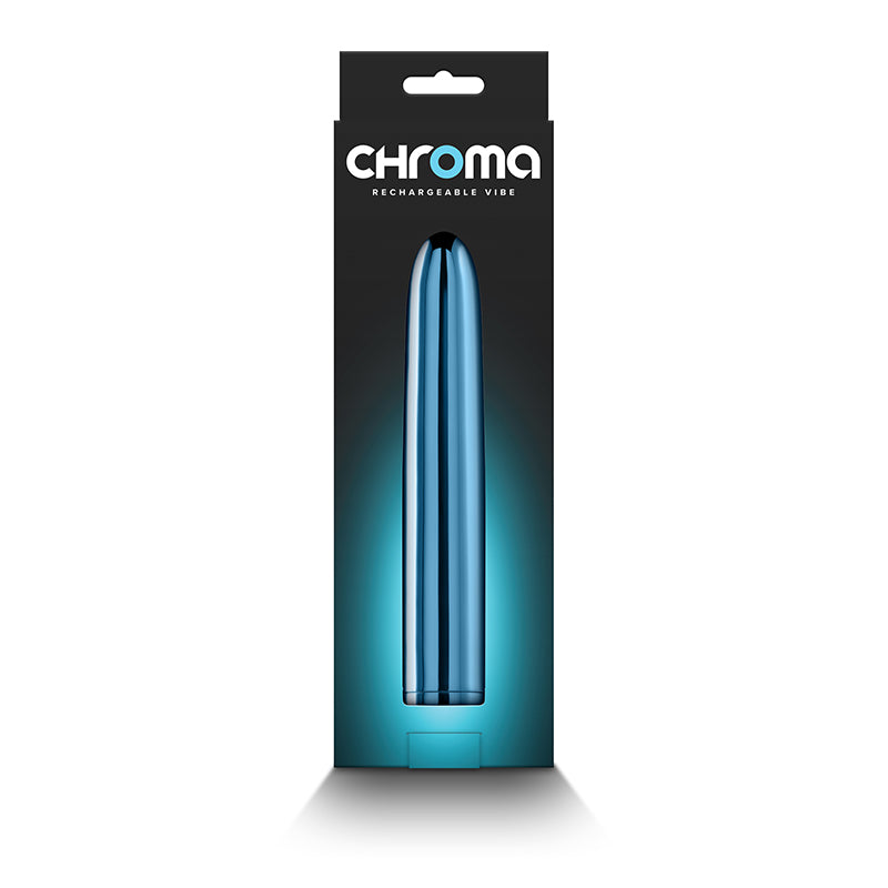 Chroma Teal Metallic 17 Centimeter Vibrator > Vibrators > Mini Vibrators - Tophatter Daily Deals