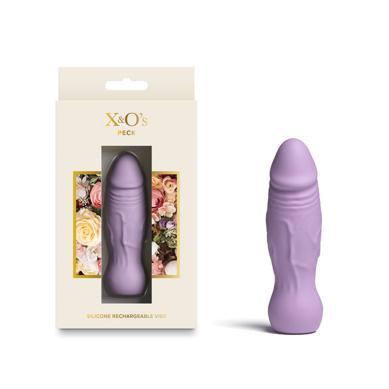 NS Novelties X and Os Embrace (Pink / Purple) – Waterproof Rechargeable Vibrator > Vibrators > Mini Vibrators - Tophatter Daily Deals