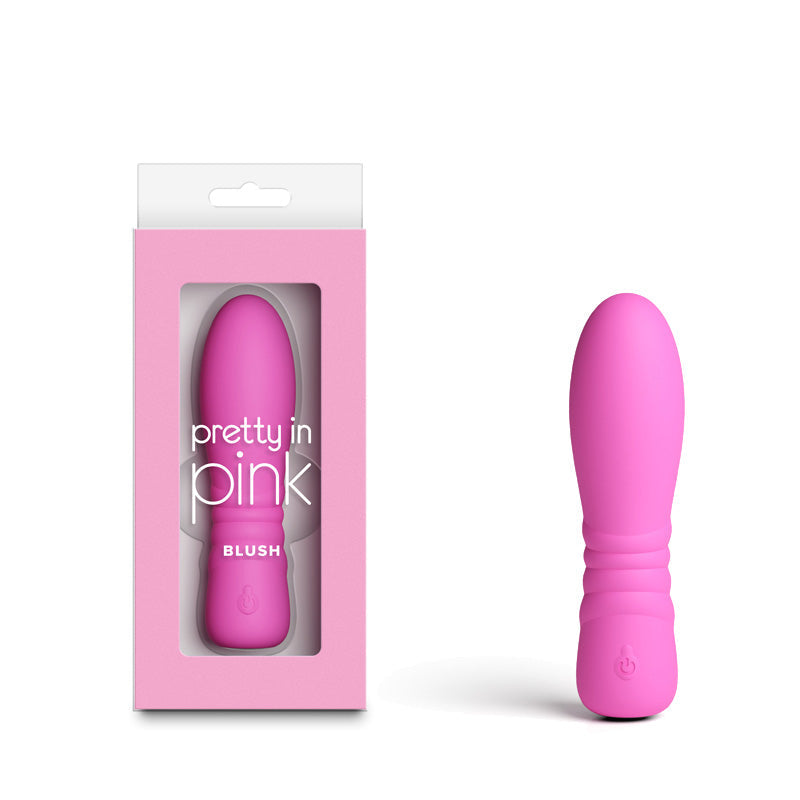 Pretty In Pink Blush – Waterproof 13 cm USB Rechargeable Vibrator > Vibrators > Standard Vibrators - Tophatter Daily Deals