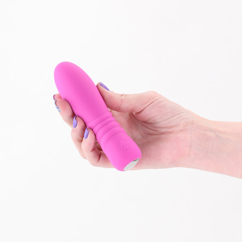 Pretty In Pink Blush – Waterproof 13 cm USB Rechargeable Vibrator > Vibrators > Standard Vibrators - Tophatter Daily Deals