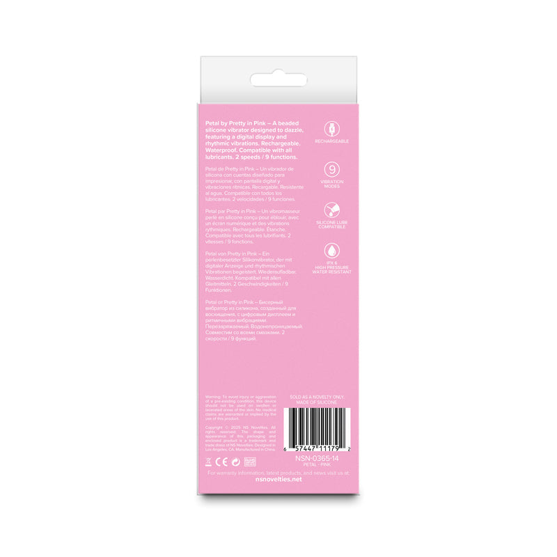 Pretty In Pink Petal – Waterproof USB Rechargeable 15.5 cm Vibrator > Vibrators > Standard Vibrators - Tophatter Daily Deals