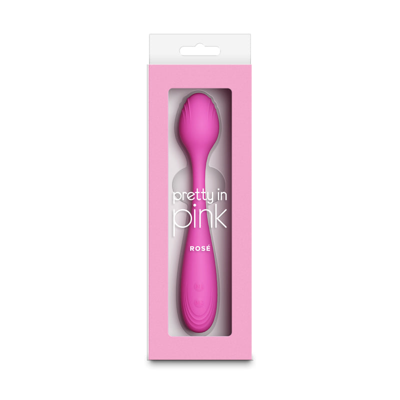 Pretty in Pink Rose – Waterproof USB Rechargeable Silicone Vibrator 19.4 cm > Vibrators > Standard Vibrators - Tophatter Daily Deals