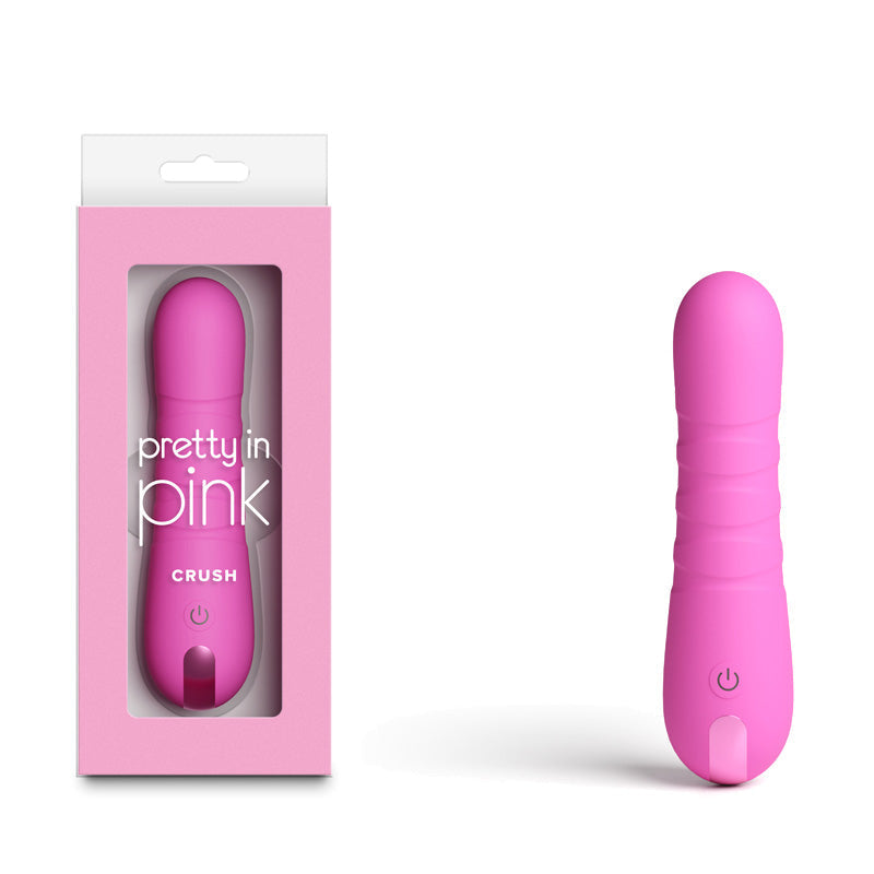 Pretty in Pink Crush – Waterproof USB Rechargeable 14.3 cm Vibrator > Vibrators > Standard Vibrators - Tophatter Daily Deals