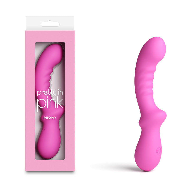 Pretty In Pink Peony – Waterproof USB Rechargeable 19.8 cm Vibrator > Vibrators > Standard Vibrators - Tophatter Daily Deals