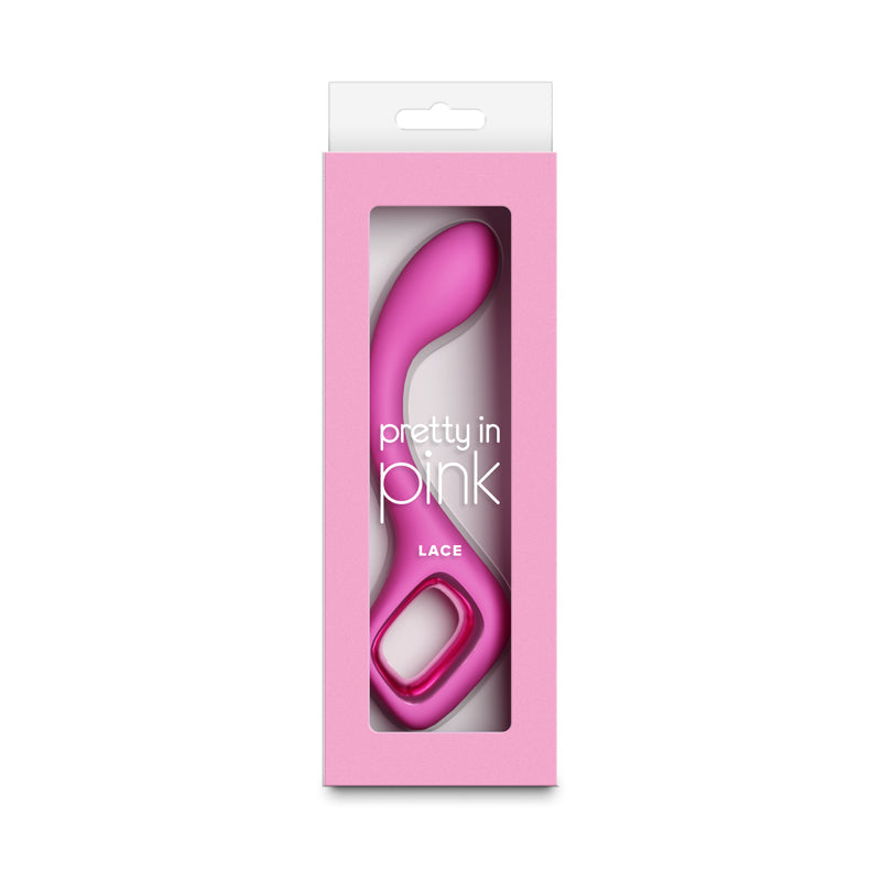 Pretty In Pink Lace – Waterproof USB Rechargeable G-Spot Vibrator 18.7 cm > Vibrators > G-Spot - Tophatter Daily Deals