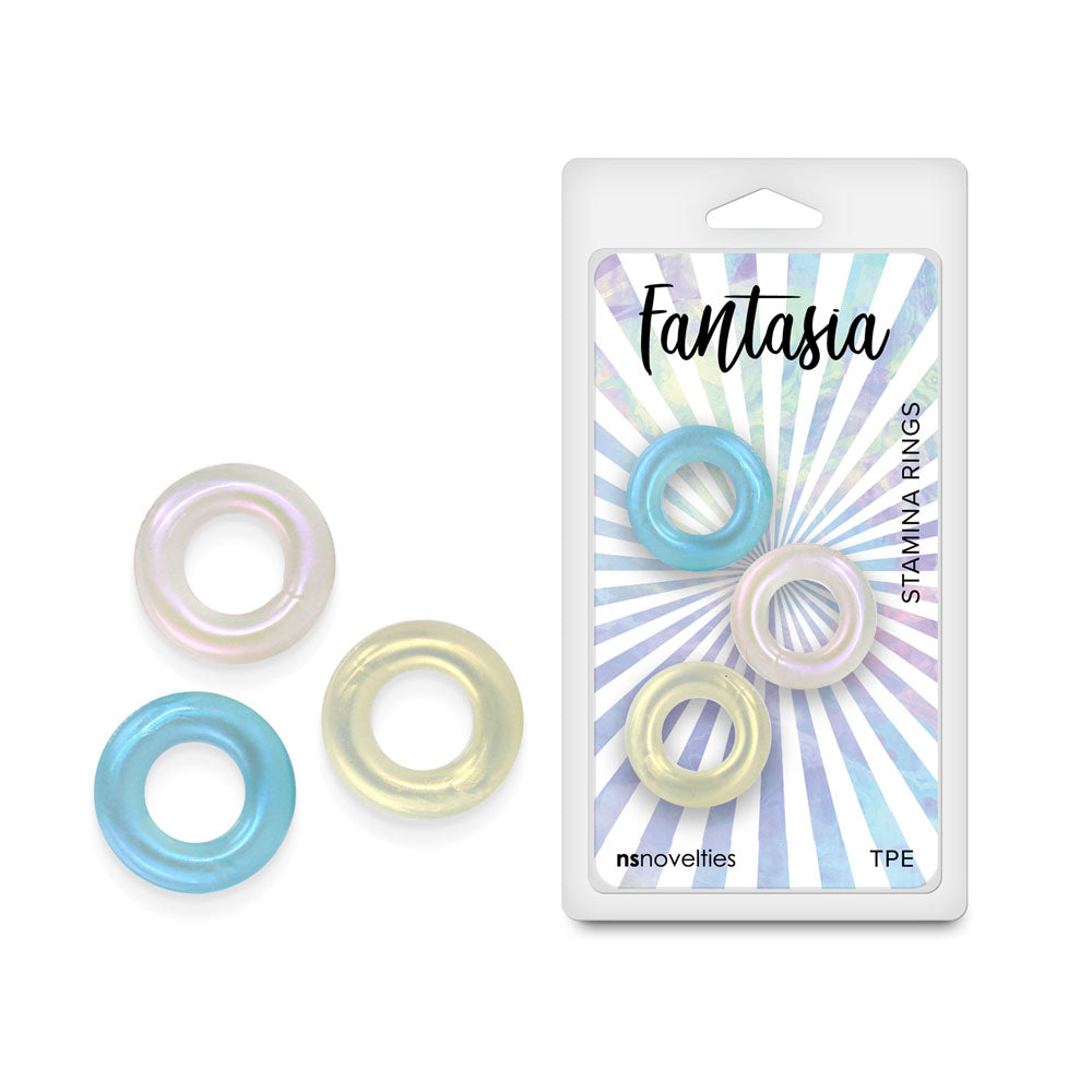 Fantasia Multicolor – Set of 3 Flexible Cock Rings > Cock Ring > Sets - Tophatter Daily Deals