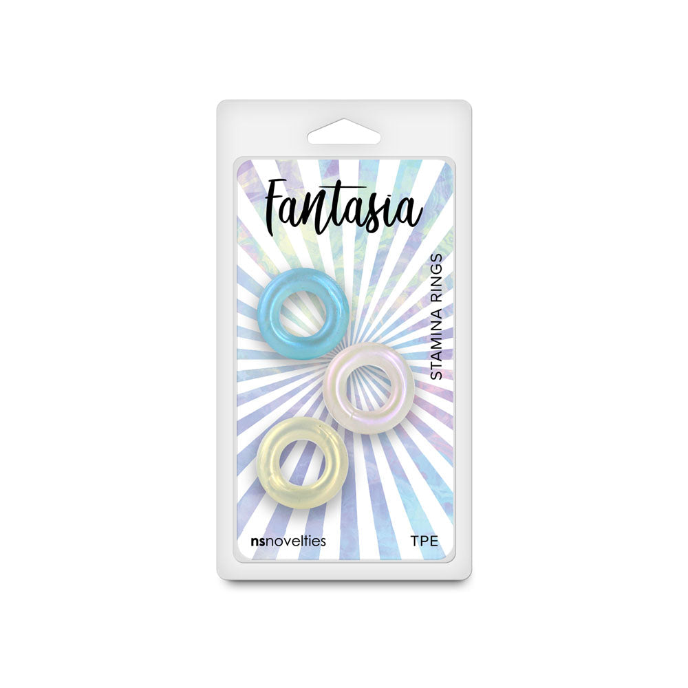 Fantasia Multicolor – Set of 3 Flexible Cock Rings > Cock Ring > Sets - Tophatter Daily Deals