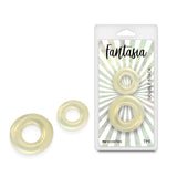 Fantasia Double Stack (Amber) – Flexible Cock Ring Set of 2 Sizes > Cock Ring > Sets - Tophatter Daily Deals