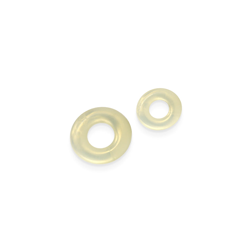 Fantasia Double Stack (Amber) – Flexible Cock Ring Set of 2 Sizes > Cock Ring > Sets - Tophatter Daily Deals