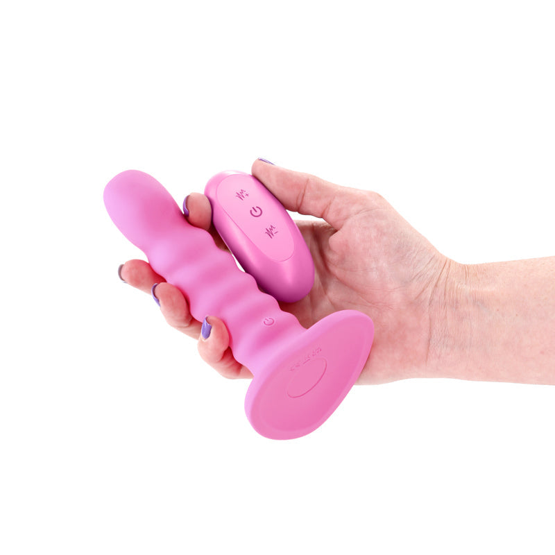 Colours Ribbed 5 Inch – Rechargeable Wireless Remote Vibrating Dildo > Vibrators > Realistic Vibrators - Tophatter Daily Deals
